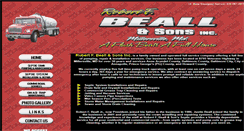 Desktop Screenshot of beallseptic.com